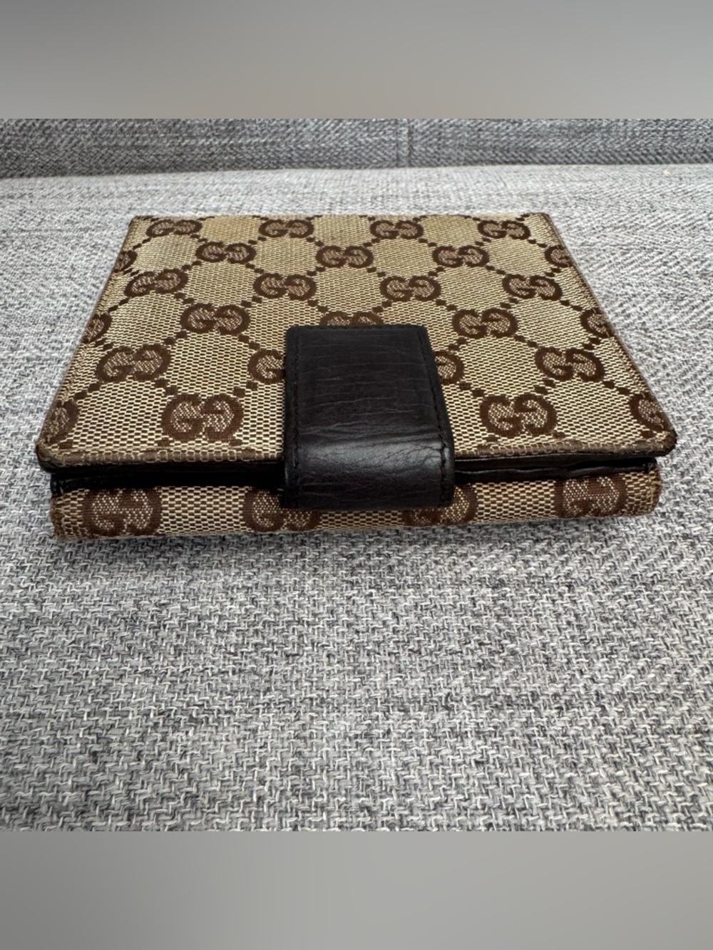 ✨GG Canvas Vintage Web Horsebit Compact Wallet✨ - Picture 8 of 17